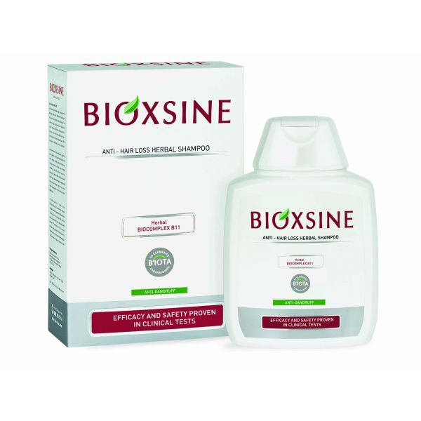 BIOXSINE Anti-Hair Loss Herbal Šampūnas nuo pleiskanų