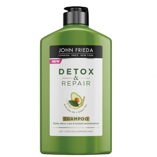 JOHN FRIEDA Detox & Repair Plaukų šampūnas