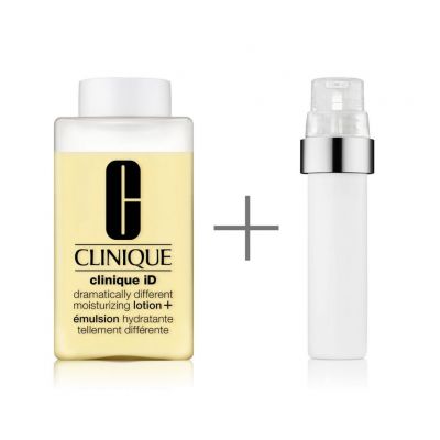CLINIQUE Clinique iD_ Dramatically Different_ Lotion+Concentrate Odos priežiūros kompleksas, drėkinamoji priemonė